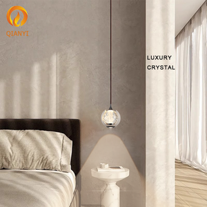 Lampada <span class=keywords><strong>a</strong></span> <span class=keywords><strong>Sospensione</strong></span> Nordica Minimalista Personalizzabile con Cavo Regolabile, Lampadario in Cristallo per Tavolo <span class=keywords><strong>da</strong></span> Pranzo e Isola <span class=keywords><strong>Cucina</strong></span> - Product Image 2