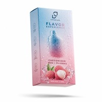 Boîte d'emballage personnalisée en carton à extrémités pliées pour le stockage et la vente au détail d'huiles pour la peau et de produits de beauté faciale