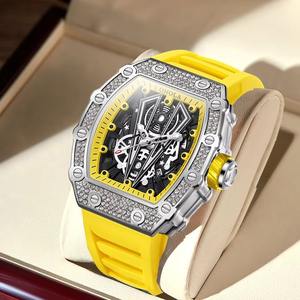 Drioshipping Montre de marque supérieure Montres pour hommes Montres de marque de luxe pour hommes Montre-bracelet Ice Out Diamonds - Product Image 2