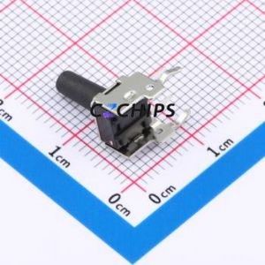 GT-TC101B-H120-L1 Tactile Switch Through hole,6x7.5mm Switch Single Pole Single Throw Round Button 2.5N Right Angle Insert - Product Image 2