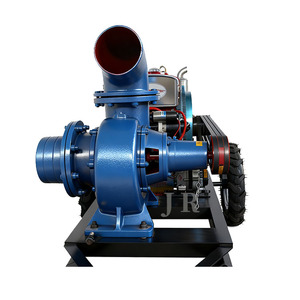 مضخة مياه محمولة عالية الجودة من الصين تعمل بمحرك ديزل للتعدين والري الزراعي بتدفق عالي مقاس 6 بوصات - Product Image 5