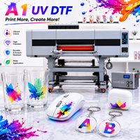 Impresora UV DTF industrial de rollo a rollo XM Epson i3200 A1 para impresión de etiquetas de cristal, compatible con OEM y ODM