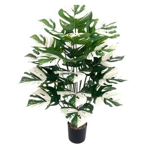 Planta Artificial Monstera Deliciosa de 33 Pulgadas de Alto, Hojas Decorativas Divididas, Planta Artificial Tipo <span class=keywords><strong>Queso</strong></span> Suizo, Palmera Tropical Artificial - Product Image 2