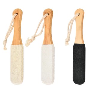 Râpe à pieds en bambou naturel pour éliminer les callosités, exfoliant pour les pieds en bois, outil de pédicure pour spa à domicile - Product Image 5