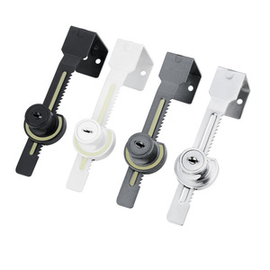 Serrure de porte en verre Jin Aoding 12mm 24mm 32mm 42mm 52mm en alliage de zinc dentelé pour armoire, vitrine, réfrigérateur - Product Image 1