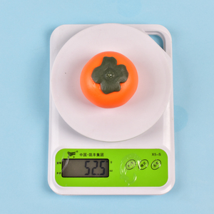 Juguetes Blandos con Forma de Fruta Creativos, Juguetes Antiestrés de Caqui, Pelota de TPR Suave con Forma de Fruta para Aliviar la Ansiedad, Regalos para Niños - Product Image 6