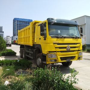 รถดัมพ์ดีเซลสีเหลือง 6x4 ขนาด 351-450 แรงม้า ยูโร 3 สำหรับงานหนัก ขนส่งวัสดุก่อสร้าง - Product Image 4
