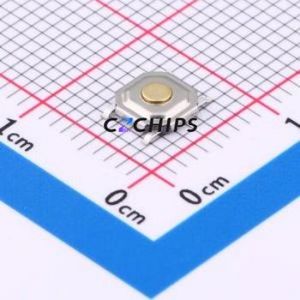 BX-TS-16-515115T Tactile Switch SMD,5.1x5.1mm Switch Single Pole Single Throw Round Button 1.6N Vertical Mount - Product Image 1