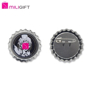 Épingles personnalisées pour bouchons de bouteille, badges anime, badges décapsuleurs 32mm, badges bouton dessin animé, badges manga, badges <span class=keywords><strong>otaku</strong></span>, pour le marché japonais - Product Image 1