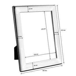 Elegante Marco de Fotos Metálico de 130x180 mm para Exhibición en Escritorio - Product Image 2