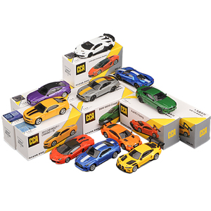 Colección de Juguetes de Vehículos a Escala 1:<span class=keywords><strong>64</strong></span> de CCA, Modelos de Autos Fundidos a Presión, GTR, Camaro, Mustang, Aventador, para Mayores de 14 Años - Product Image 1