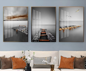 Stampe su Tela per Decorazione Casa, Arte Murale Paesaggistica Marina Moderna Ecologica, Dimensioni Personalizzabili, Arredo Soggiorno - Product Image 3