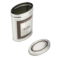Boîtes de rangement en fer blanc personnalisées avec logo, qualité alimentaire, pour café, thé, chocolat, gelée, avec couvercles, OEM/ODM, recyclées, vente en gros