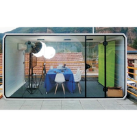 Chambre d'isolation audio ventilée avec contrôle du bruit 30 ± 5DB Norme E0 pour les studios de streaming professionnels