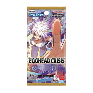 การ์ดสะสมวันพีซ EB04 Egghead Crisis OP1-OP14 ของสะสมจากญี่ปุ่น แบบ TCG PSA ยังไม่ได้เปิด บูสเตอร์ TCG GCG การ์ดสะสมวันพีซ - Product Image 1