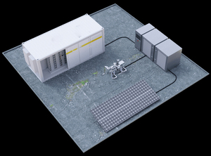 Système de stockage d'énergie solaire hybride en conteneur avec batteries lithium-ion LiFePO4 GSO 500 kWh, 800 kWh, 1 MWh - Product Image 5