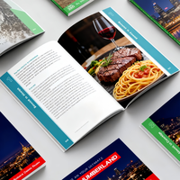 Édition personnalisée Livret d'impression offset Flyer plié Brochures de magazines Catalogue Photo Papier Impression de livres
