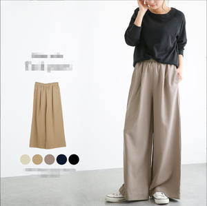 Pantalones de algodón para mujer, Pantalones rectos sueltos con correas elásticas, pantalones de pierna ancha informales de tiro medio, estilo informal, para mujer, de verano, 2017 - Product Image 1