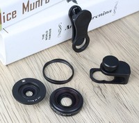 Drop Shipping 4K HD Super Wide Angle 15X Eyelash Macro Lens 2 in 1 Camera Lens Accessory for iPhone 13