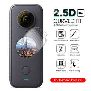 KAMPHO Insta360 ONE X2 Protection d'écran HD Verre trempé transparent ONE X2 <span class=keywords><strong>Film</strong></span> anti-rayures 2.5D pour caméra Insta <span class=keywords><strong>360</strong></span> - Product Image 6
