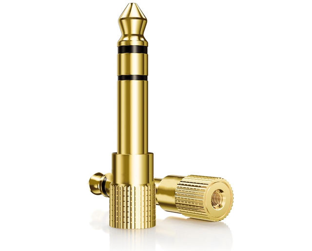 6.35mm 1/4 Inch Male 3.5mm 1/8 Inch Female Stereo Audio Jack Adapter PC Brand New for Guitar Amplifier Headphone Aux