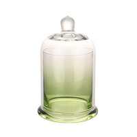 L Großhandel Hochzeits dekor Luxus benutzer definierte handgemachte glänzende Kerze Glas Bell Dome Jar Glocke Form Kerzenhalter für die Kerzen herstellung