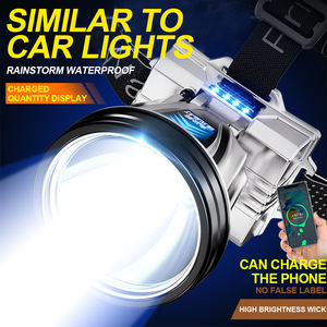 Linterna frontal superbrillante de alta potencia, linterna Led de 1200mAh para acampar al aire libre, linterna frontal de emergencia con carga, linterna frontal para pesca - Product Image 5