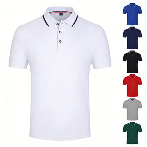 <span class=keywords><strong>Polo</strong></span> Sportiva Economica in Poliestere Verde, Design Classico con Colletto a Contrasto, per Uso in Palestre e Spogliatoi - Product Image 4