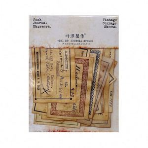 Papel Retro Hecho a Mano, Autoadhesivo, para Decoración de Botellas de Vidrio, Etiquetas, Álbumes de Fotos, Diarios y Notas - Product Image 2