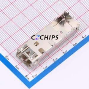 SFP 1489962 1X1H Optical Module Connector Through hole Component (THT) Connector Case (Cage) SFP 1 With Crescent - Product Image 1