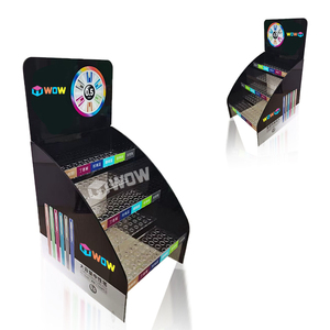 Tùy chỉnh màu đen Acrylic tầng bàn hiển thị Giá bút hiển thị đứng Acrylic hiển thị đứng - Product Image 4