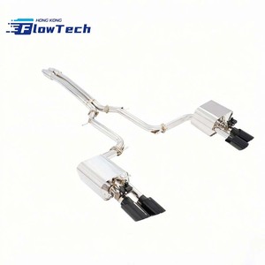 ระบบท่อไอเสีย Valvetronic Catback วัสดุ 304 SS พร้อมปลายท่อแบบ Quad สำหรับรถ Porsche 970 Panamera 3.0T - Product Image 4