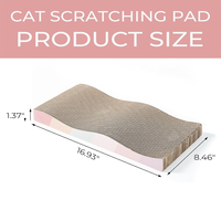 Grand grattoir pour chat en carton ondulé réversible, grand format, pour chats d'intérieur, usage quotidien, fournitures pour animaux de compagnie