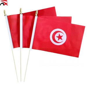 Drapeaux sportifs personnalisés populaires du drapeau tunisien, série de produits, lunettes, cape, drapeau, cadeaux promotionnels - Product Image 4