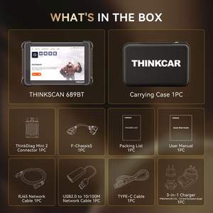 THINKCAR THINKSCAN 689BT Herramienta de Diagnóstico Profesional para Automóviles, Prueba de Actuadores, Codificación de ECU, CANFD, DOIP, Escáner OBD2 Gratuito de por Vida - Product Image 6