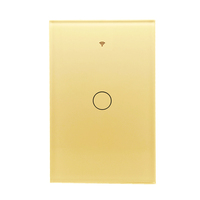 L'interrupteur mural intelligent tactile WiFi fonctionne avec Alexa et Google Home 240v Max. Tension 16a Max. Courant