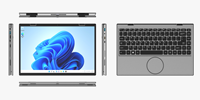 14 inç 2 in 1 adet 360 ° saygısız YOGA dokunmatik ekran N95 iş eğitim Tablet dizüstü Win11