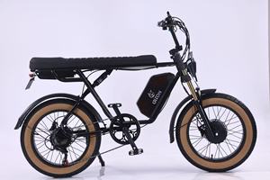 Vélo électrique urbain à double moteur 1500W (750W*2) avec pneus larges de 20 pouces, suspension souple, siège long et repose-pieds <span class=keywords><strong>pour</strong></span> <span class=keywords><strong>deux</strong></span> <span class=keywords><strong>personnes</strong></span> - Product Image 2