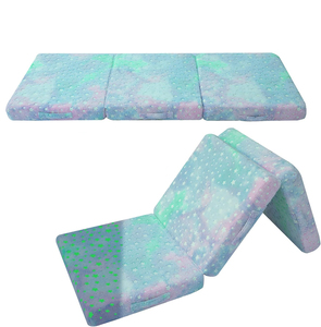 Máy có thể giặt 2-Trong-1 thiết kế dày bọt Tatami Glow Dark mềm đồ chơi giáo dục đồ chơi có thể gập lại ngủ bò pad cho - Product Image 2