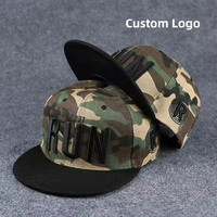 Casquette Snapback personnalisée à motifs multiples, visière plate, 6 panneaux, unisexe, réglable, style hip-hop streetwear