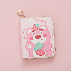 Monedero Linda Kuromi <span class=keywords><strong>Mymelody</strong></span> Cinnamoroll Pochacco Pompompurin, Tarjetero Bonito de PU para Estudiantes - Product Image 2