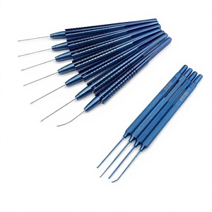 Ensemble d'instruments ophtalmiques orthopédiques de haute qualité pour la rétine vitréo, comprenant un crochet rétinal et des pinces ophtalmiques, en acier inoxydable allemand, réutilisable - Product Image 3