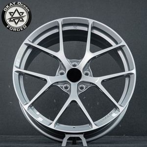 Jantes forgées légères Okay avec rayons perforés 18 19 20 21 22 pouces 5x112/5x114.3/5x120 pour BMW M3/M4 Porsche <span class=keywords><strong>GT3</strong></span> Audi - Product Image 3
