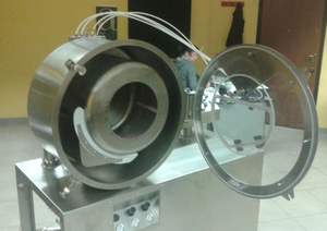 Máquina de Recubrimiento y Calentamiento Jet Coater LAB XS, Opciones de Potencia de 1-5kW, 10kg de Peso Ligero, 1 Año de Garantía, Tambor de Diámetro Múltiple - Product Image 2