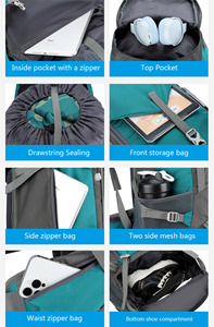 Mochilas Impermeables para Exteriores, Mochila de Senderismo de Gran Capacidad, Ligera, para Viajes, con Cubierta para Lluvia, Logotipo Personalizado - Product Image 4