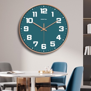 Hiện Đại Sáng Tạo Thạch Anh Đồng Hồ Lớn Im Lặng Đồng Hồ Treo Tường Kim Nhựa Nhà Thời Trang Cho Phòng Khách Đơn Giản Phong Cách Hộp Bao Bì - Product Image 3