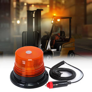 Luz de Advertencia para Techo de Auto/Camioneta, Luz Estroboscópica LED de Emergencia, <span class=keywords><strong>Baliza</strong></span> Intermitente con Base Magnética para Seguridad Automotriz, 12V 24V -80V - Product Image 1