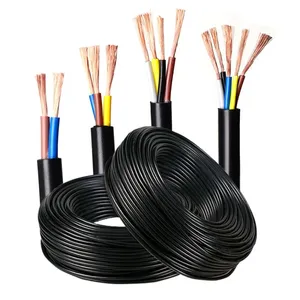 8Core 6.0mm2 Flexible RVV Power Wire Low Voltage Multi-Core Copper Cable for Construction XLPE Insulation