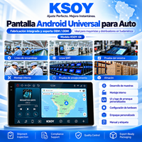 Radio KSOY-04 4 + 64G Android pemain ulang Radio Android 1DIN Para Coche Pantalla Android 9 Pulgadas
