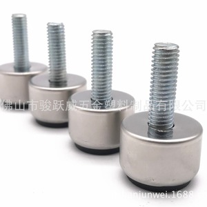 <b>Adjustable</b> Furniture Feet M8 25mm 304 Stainless Steel Anti Slip Pad For Chair <b>Table</b> - Product Image 4